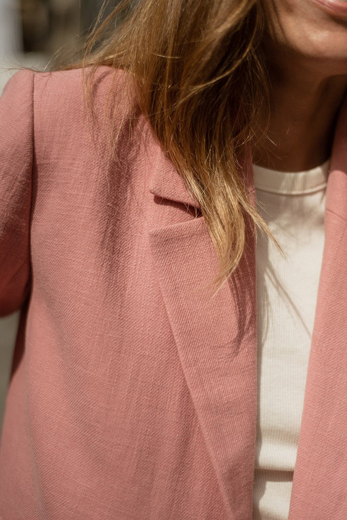 Veste Mark Lin - Rose - Plume Paris - The Bradery