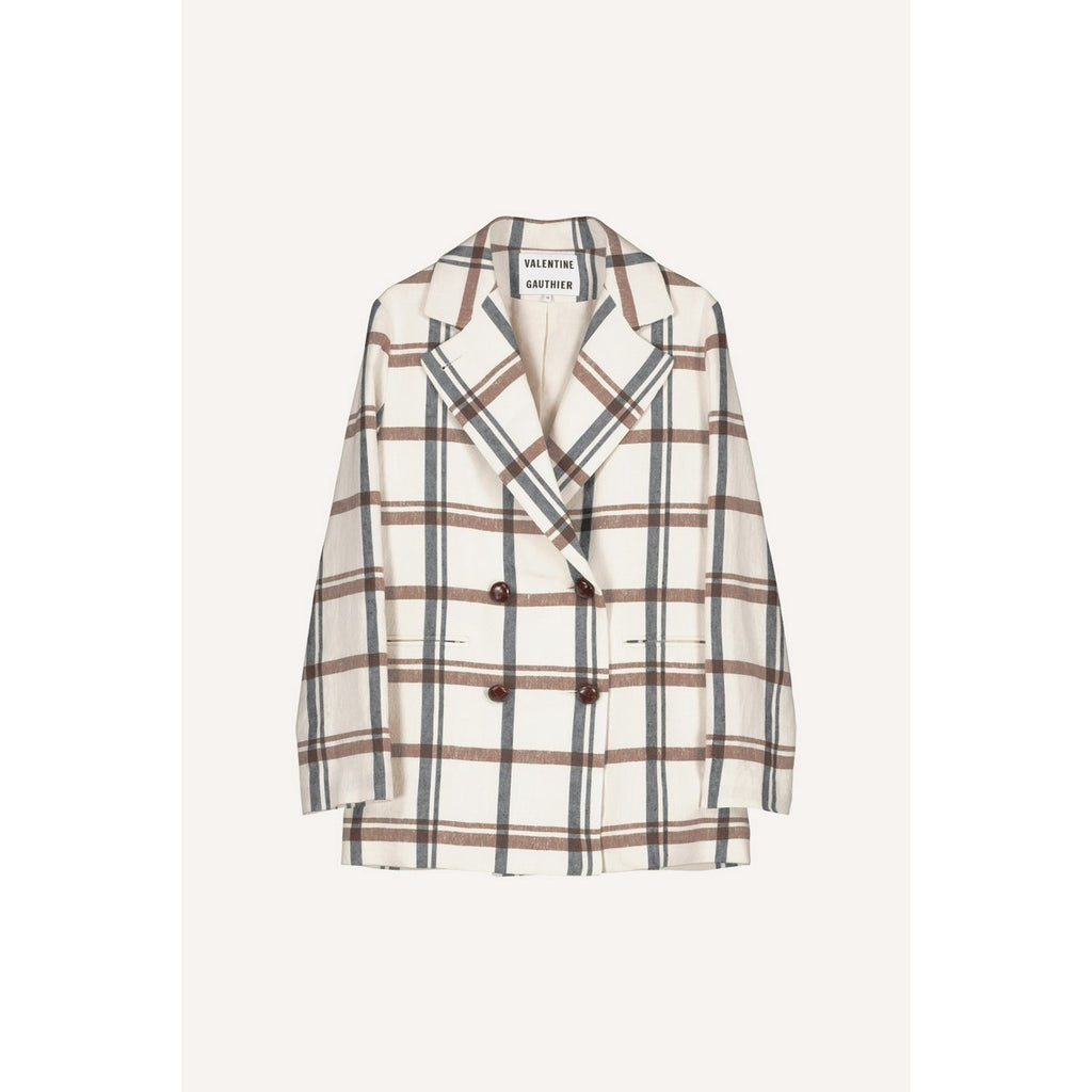 Veste Morisson Meadow Check - Manteaux Et Vestes - Valentine Gauthier - The Bradery