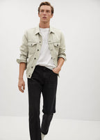 Veste Ryan - Denim Gris Clair - Homme