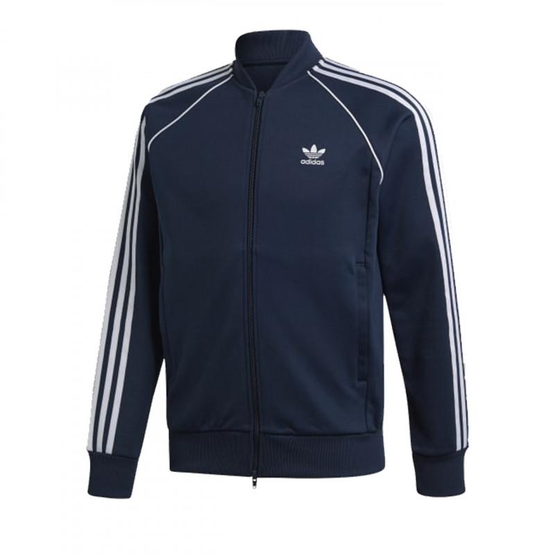 Vestes De Survãƒâªtement Adidas Originals Sst Track Top - Bleu - Homme VETEMENT Adidas