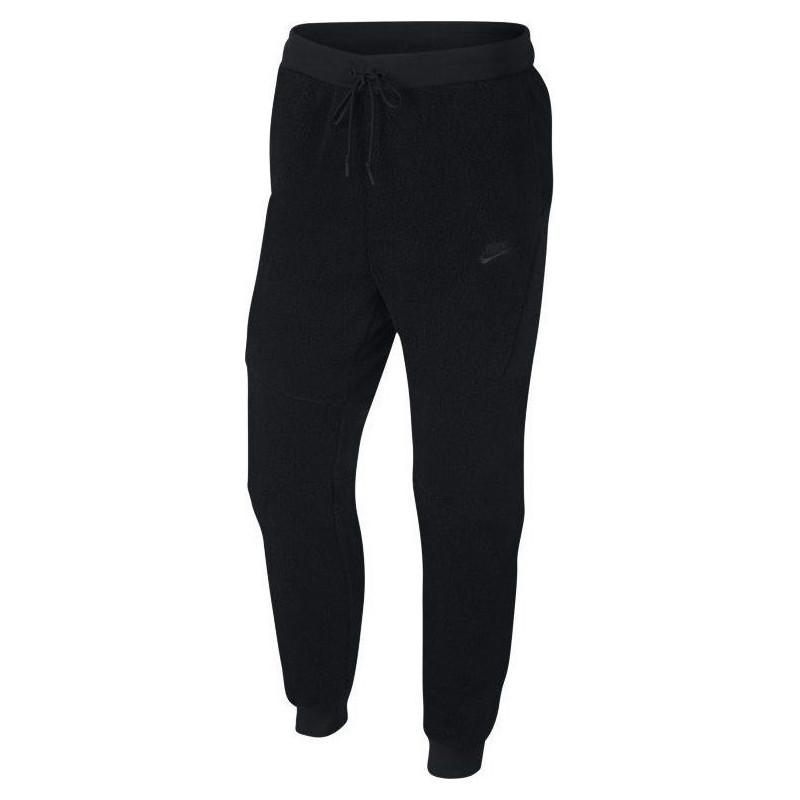 Vestes De Survãƒâªtement Nike M Nsw Jogger Tech Pant Sherpa - Noir - Homme NIKE PANT HOMME TEXTILE Nike