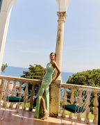 Robe Alice Celadón