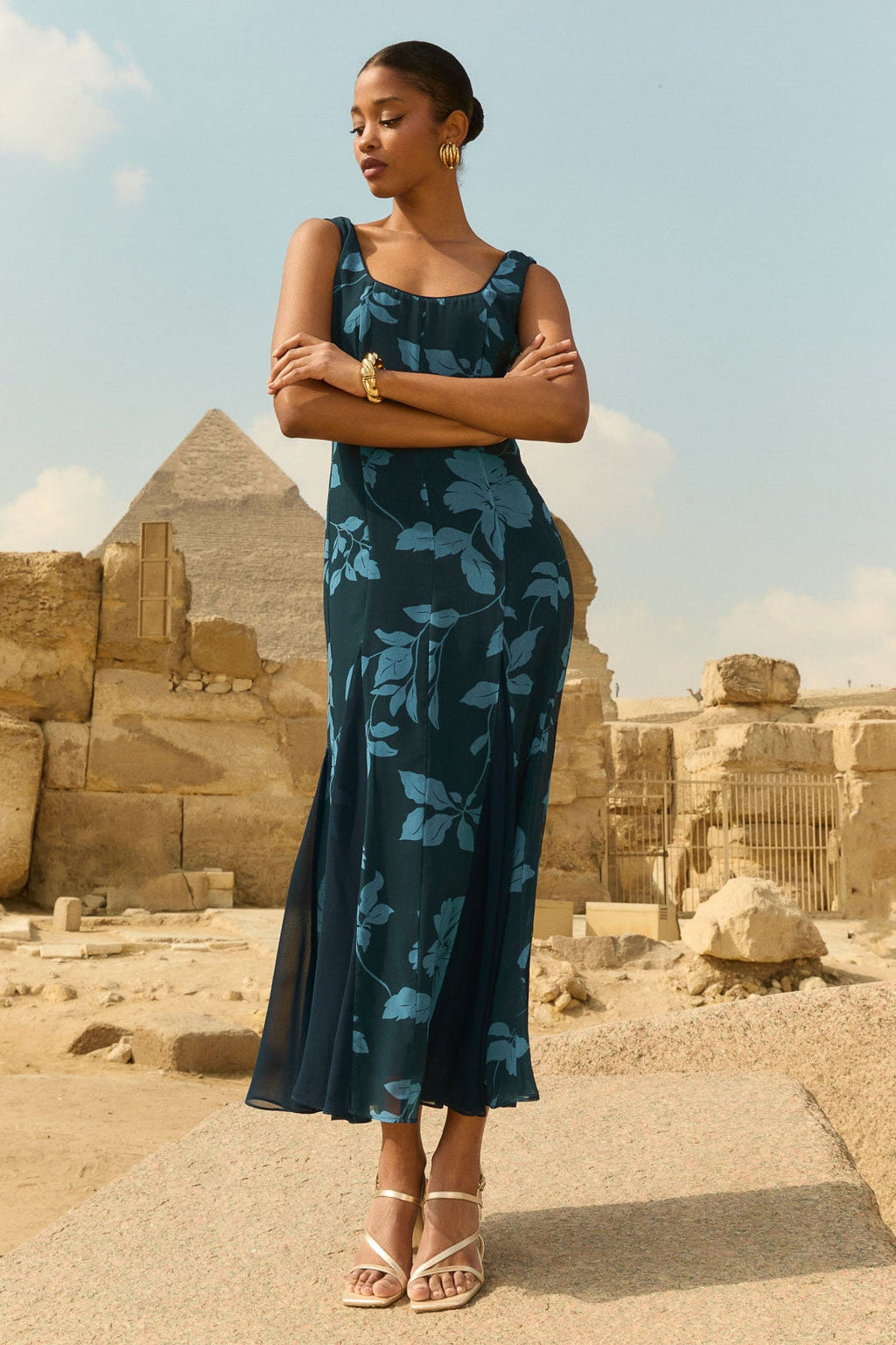 Robe Dalia Gardenia Azul