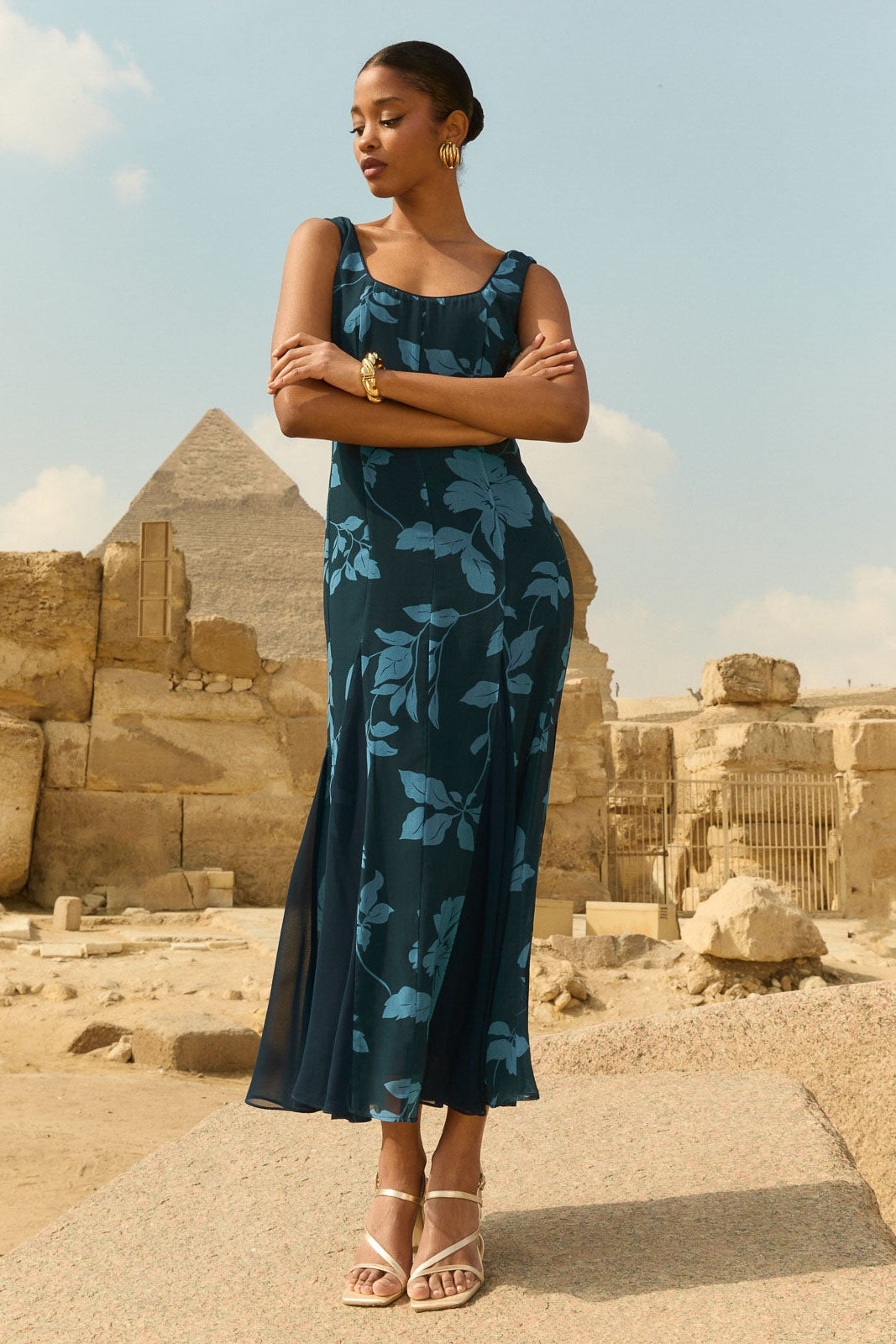 Robe Dalia Gardenia Azul