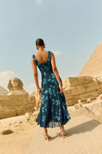 Robe Dalia Gardenia Azul