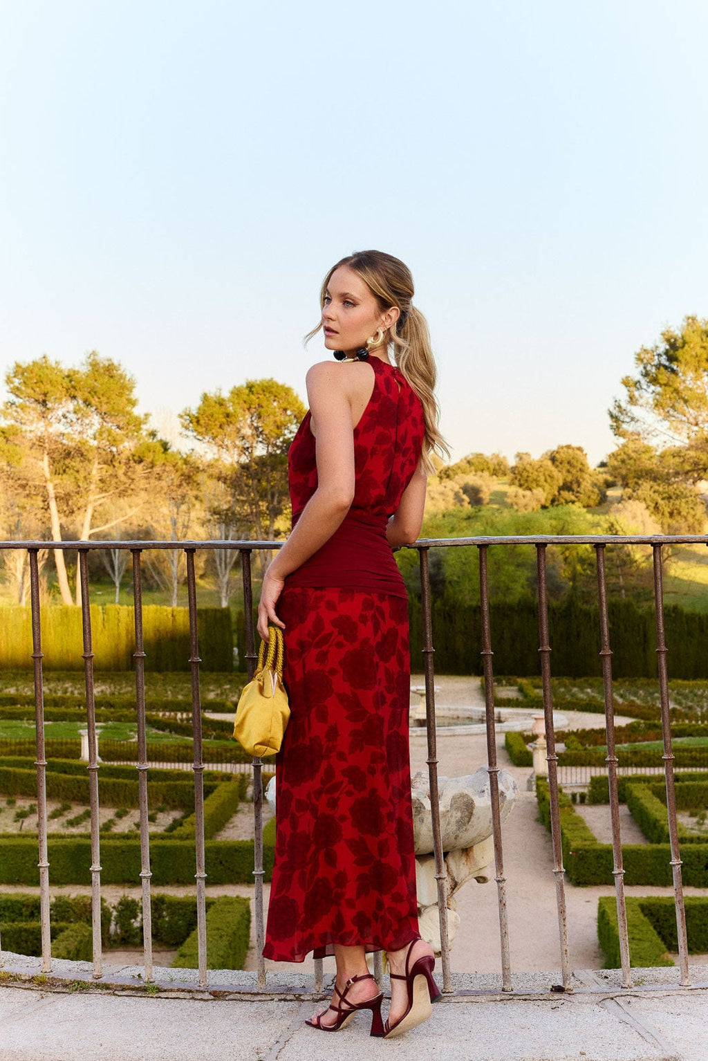 Robe Fiorella Irapa Rojo