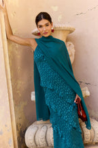 Châle Tosca Azul Petróleo