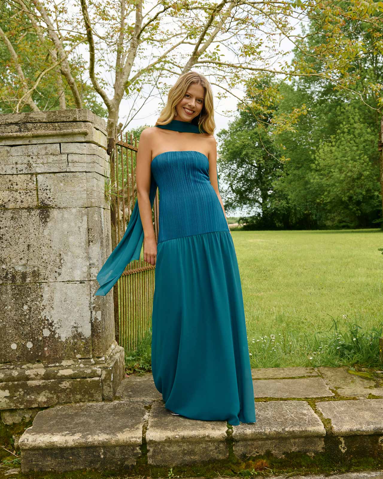 Robe Maria Azul Petróleo