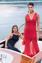 Robe Venetia Carmín