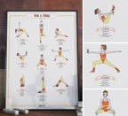 Affiche Vin & Yoga
