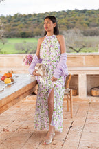 VIOLETTA Lilas - Robe Longue