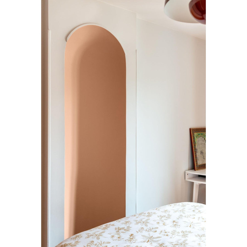 Inspiration déco : ambiance 1 avec la peinture California love - teinte orange pastel || @littleworkerfr