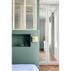 Inspiration déco : ambiance 1 avec la peinture Salvia calma - teinte vert de gris || @berenicefallot