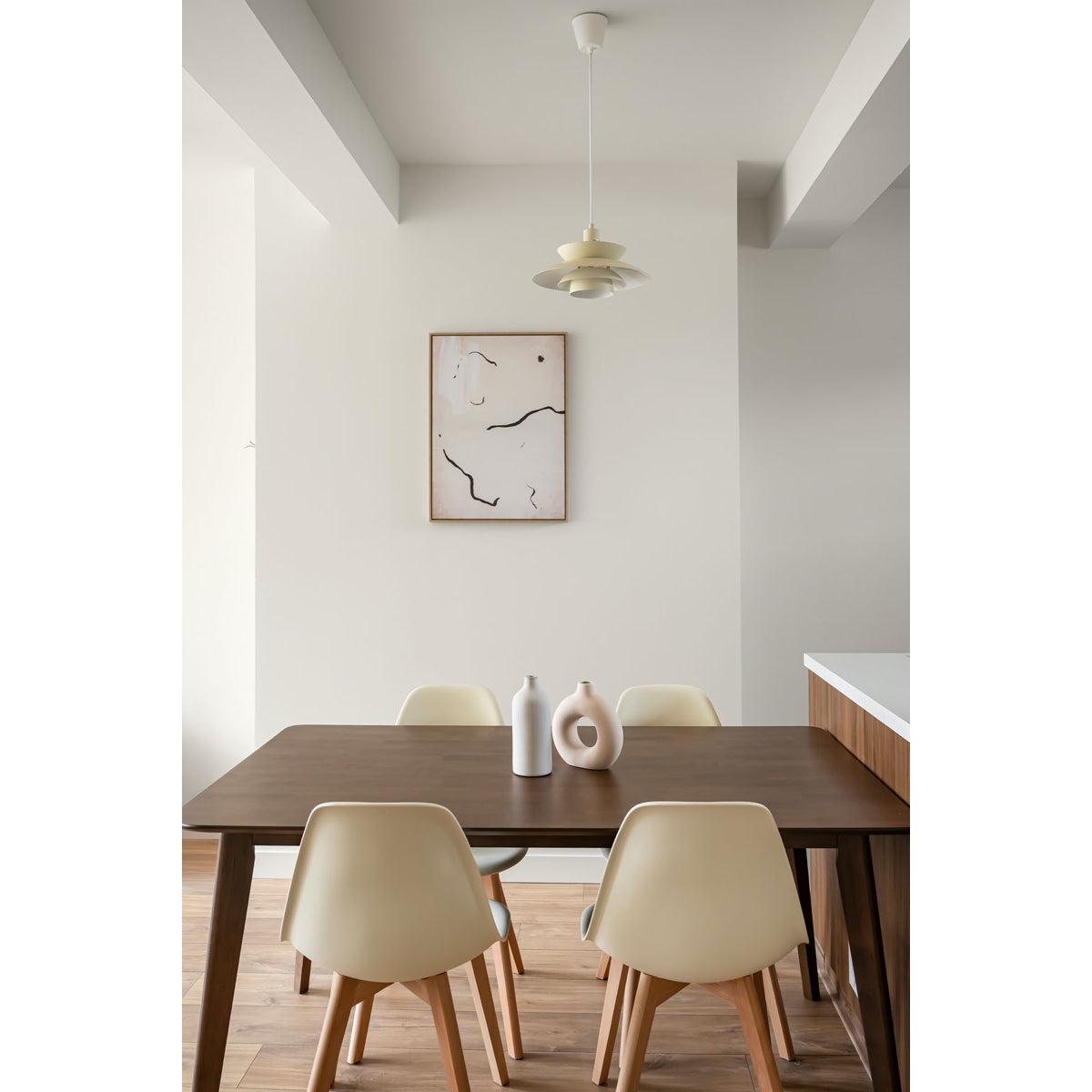 Inspiration déco : ambiance 1 avec la peinture Warm up - teinte blanc rouge || @15heures13
