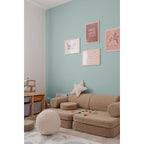 Inspiration déco : ambiance 2 avec la peinture Pepper mint - teinte bleu vert clair || @unpeudemathilde