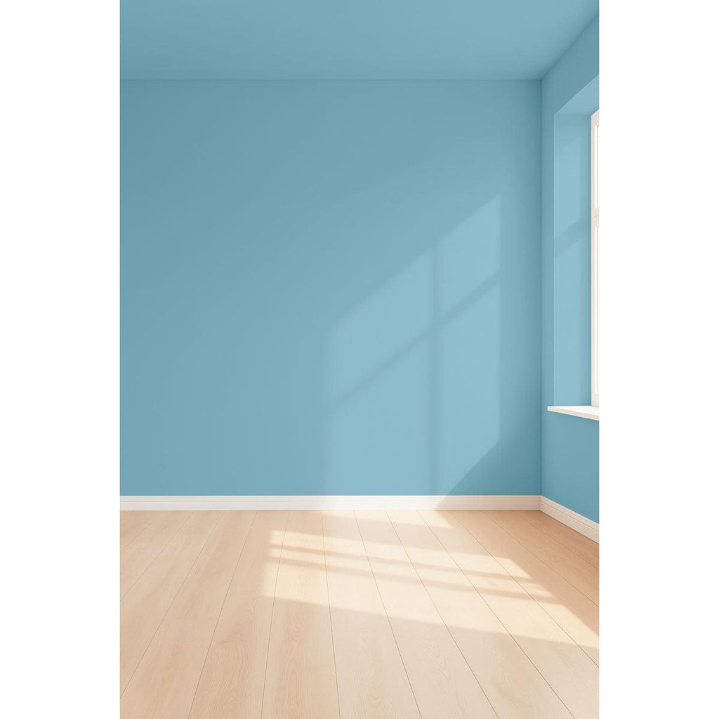 Visualisation 3D de la peinture Blue jeans avec ombres - teinte bleu delave