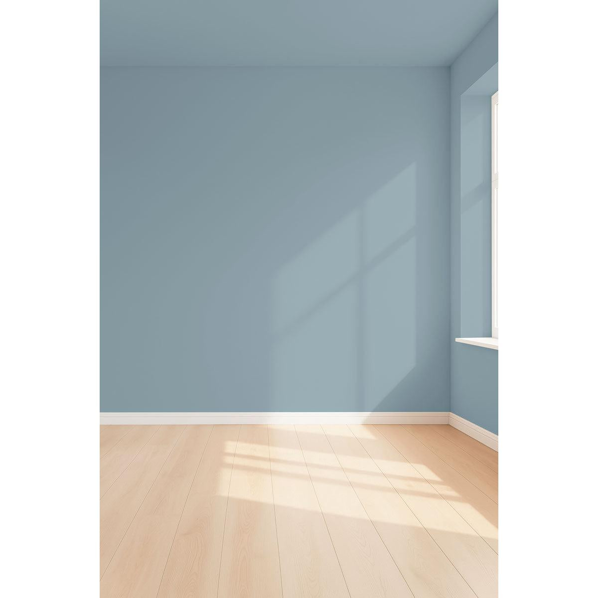 Visualisation 3D de la peinture Cool pearl avec ombres - teinte bleu gris clair