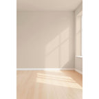 Visualisation 3D de la peinture Goudes enough avec ombres - teinte blanc lin