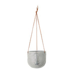 Ileana - Cache-Pot Suspendu - Gris - Grès