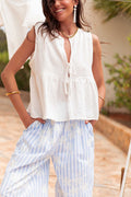 VIVIE Blanche - Blouse Peplum