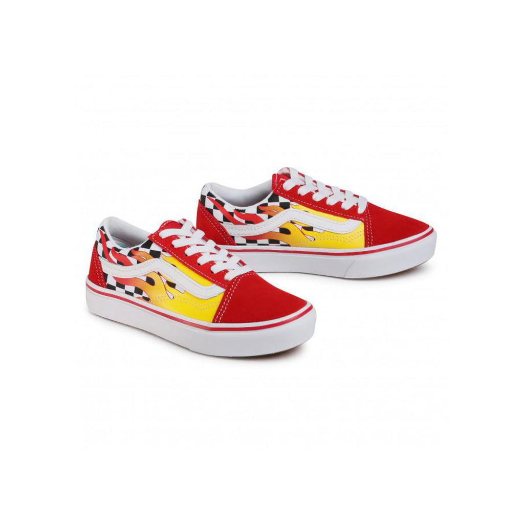 Sneakers Uy Comfycush Old Skool (Flame) - Rouge - Enfant