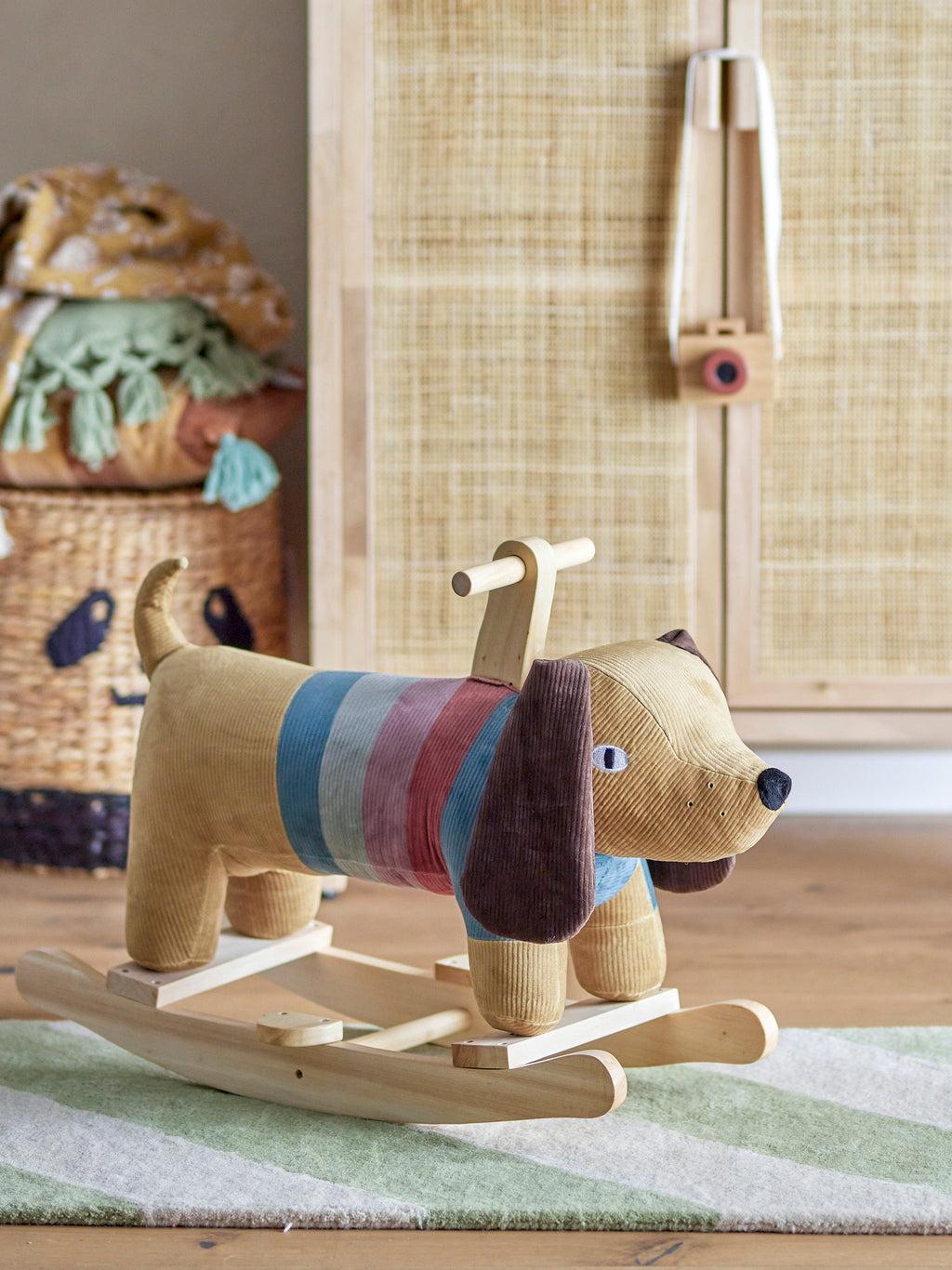 Charlie - Jouet À Bascule Chien - Multicolore - Polyester
