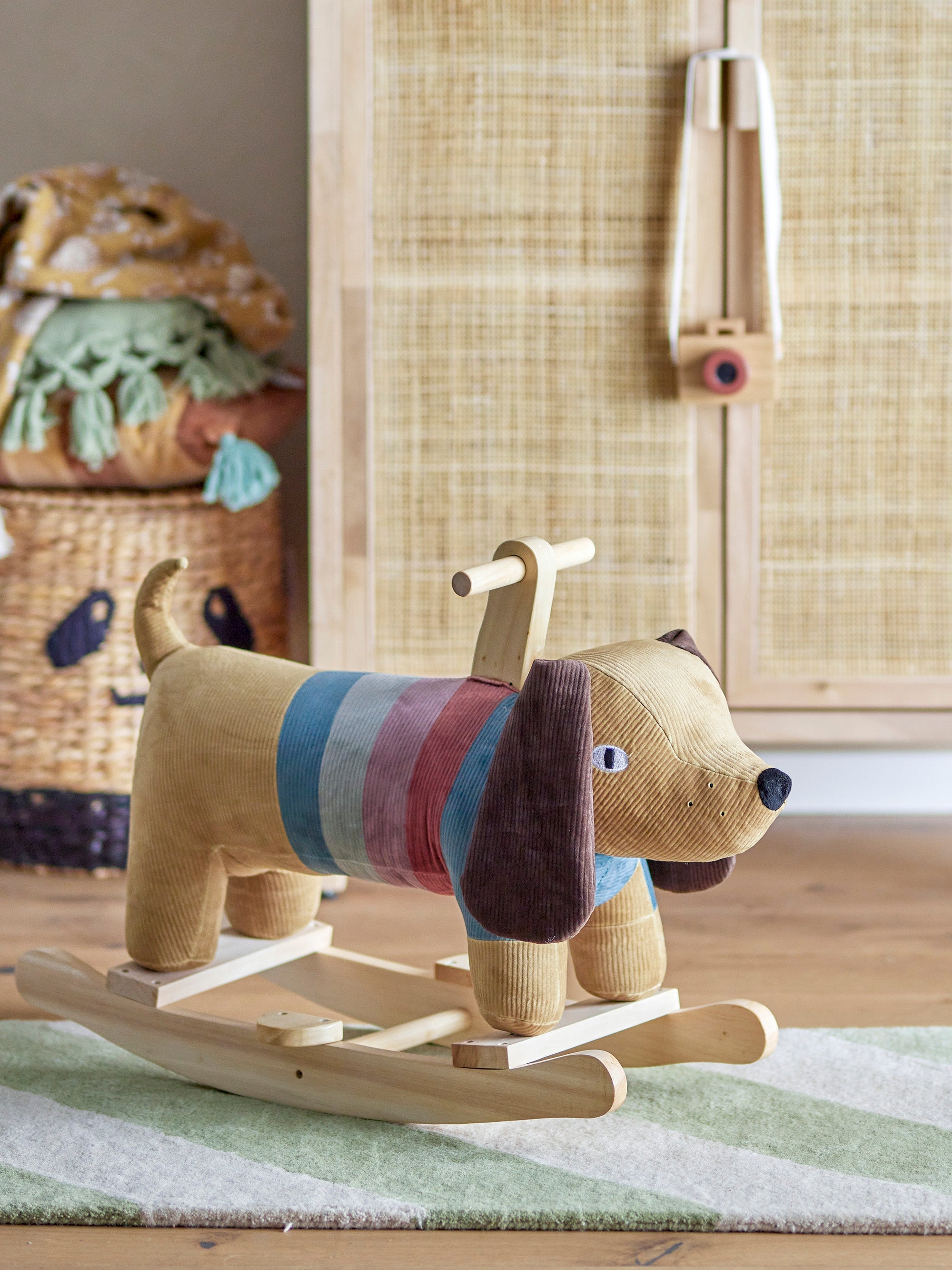 Charlie - Jouet À Bascule Chien - Multicolore - Polyester