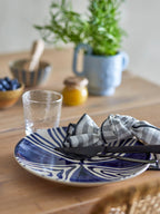 Shama - Assiette - Bleu - Grès