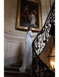 Voile Feuillage - Blanc Soie