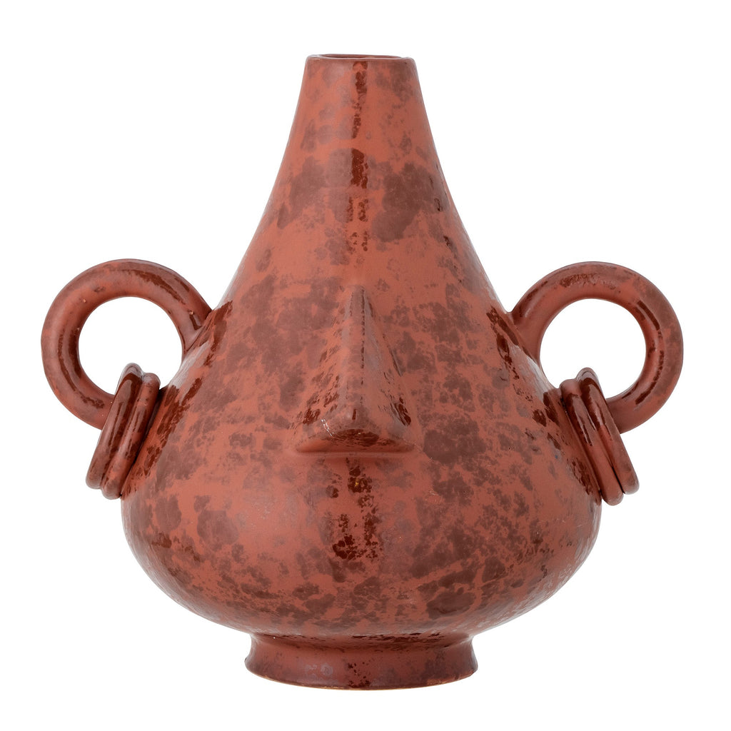 Tarun - Vase Déco - Marron - Grès