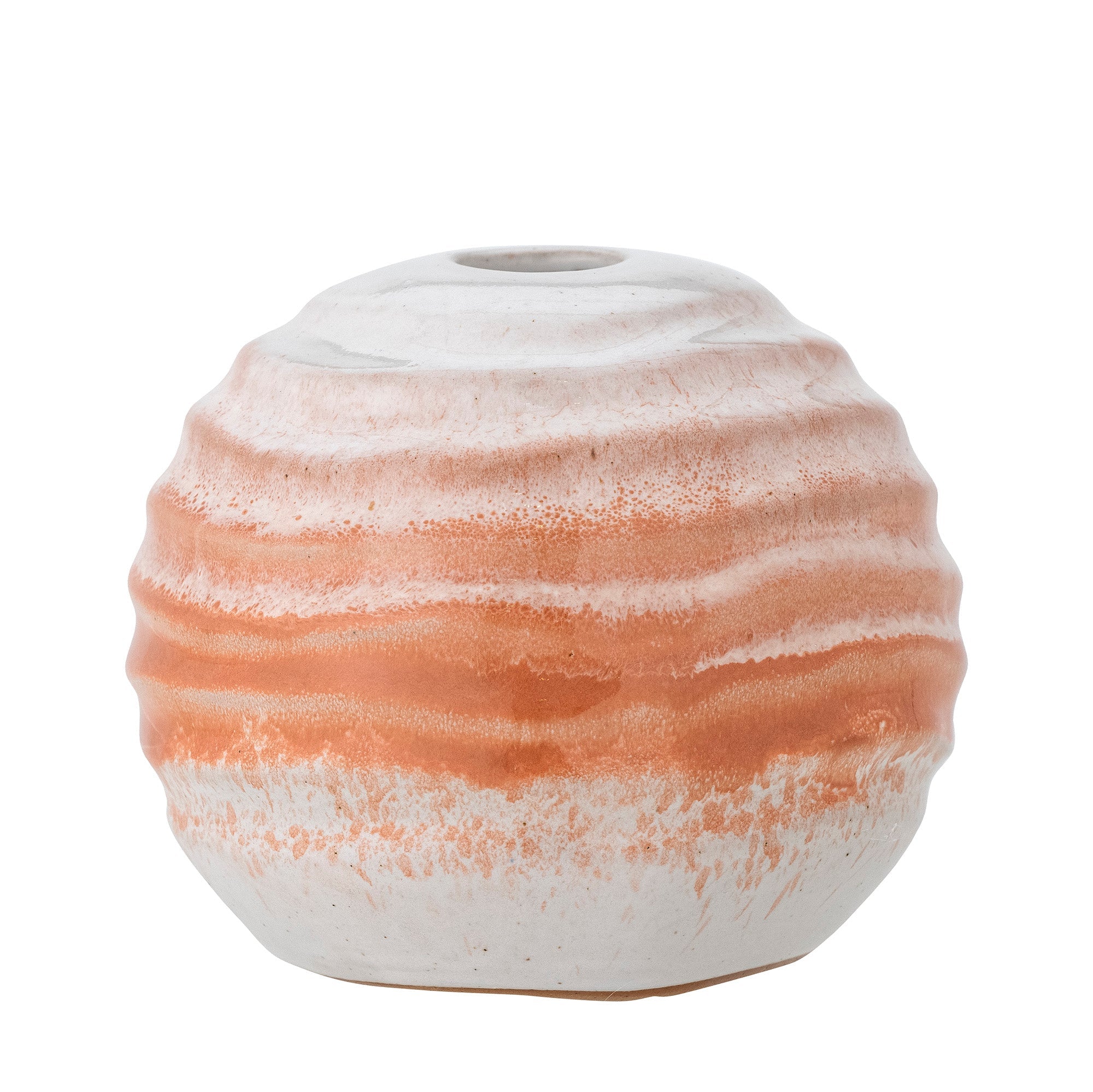 Paula - Bougeoir - Orange - Grès