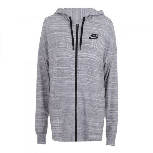 W Nsw Av15 Jkt Knt - Veste Femme Textile - Blanc VESTE FEMME TEXTILE Nike