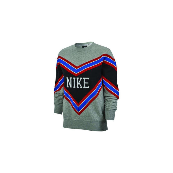 W Nsw Nsp Crew Flc - Sweat Textile - Gris - Femme - Nike - The Bradery