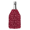 Napa - Lot De 2 Rafraîchisseurs De Bouteille Souple Vins - Textile