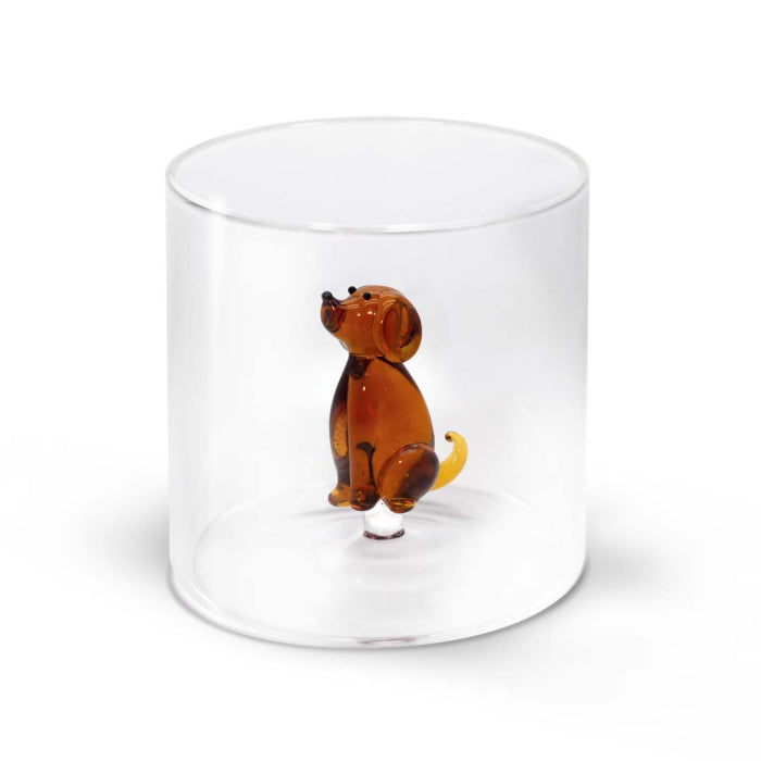 Monterey - Lot De 2 Gobelets Chiens - Verre Borosilicate - 250ml