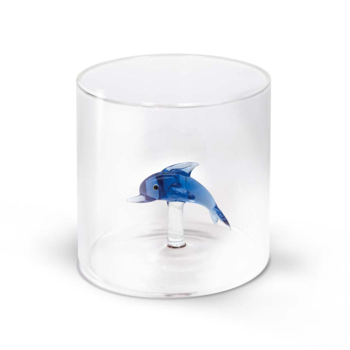Monterey - Lot De 2 Gobelets Dauphins - Verre Borosilicate - 250ml