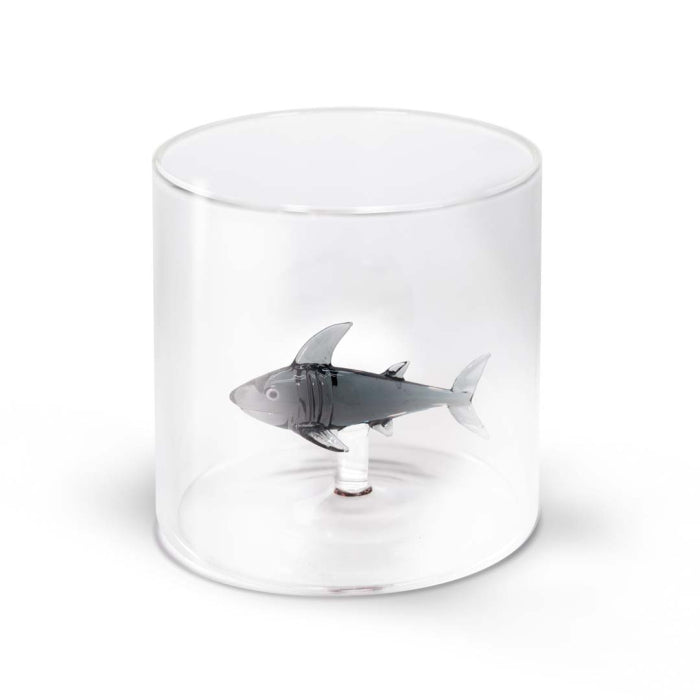 Monterey - Lot De 2 Gobelets Requins - Verre Borosilicate - 250ml