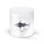 Monterey - Lot De 2 Gobelets Requins - Verre Borosilicate - 250ml