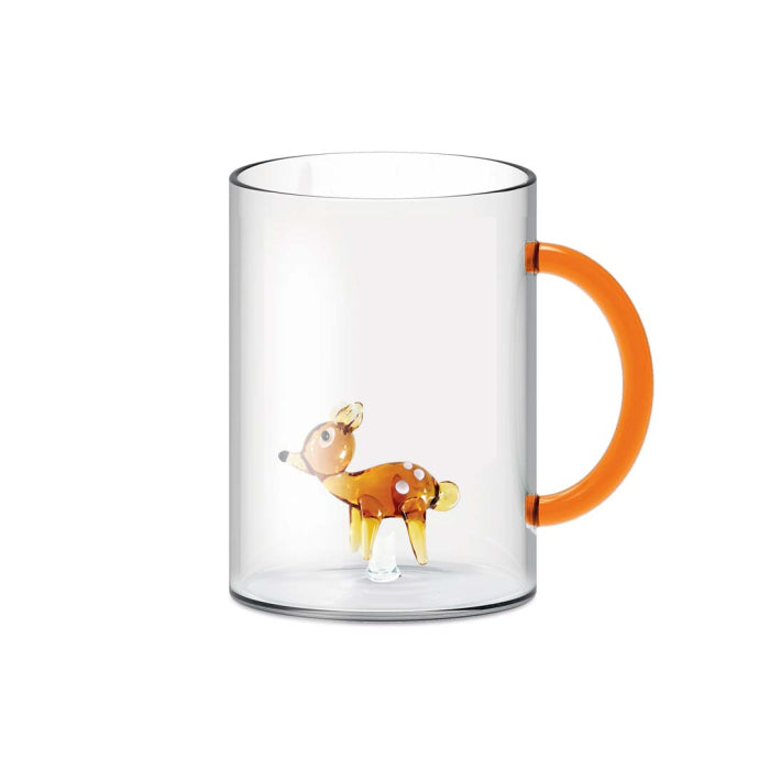 Monterey - Lot De 2 Mugs Faons - Verre Borosilicate - 420ml