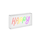 Tokyo - Enseigne Néon Avec Cadre HAPPY