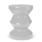Samarcanda - Tabouret - Blanc - Céramique