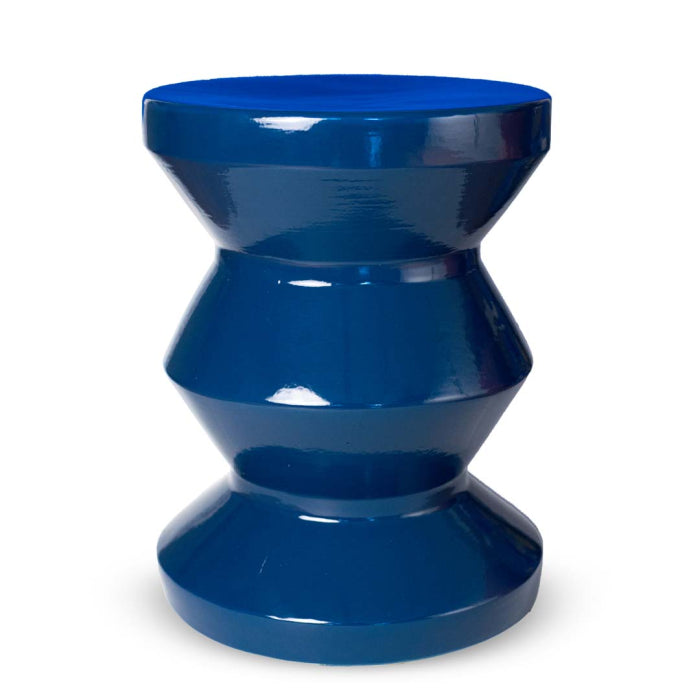 Samarcanda - Tabouret - Bleu - Céramique