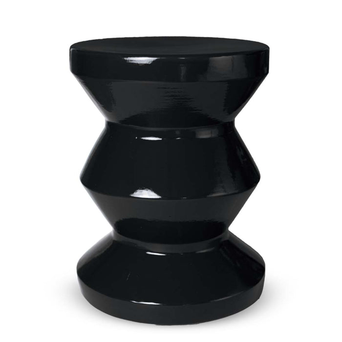 Samarcanda - Tabouret - Noir - Céramique
