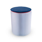 Amsterdam - Tabouret Pliant Avec Assise Souple - Blanc