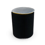 Amsterdam - Tabouret Pliant Avec Assise Souple - Noir