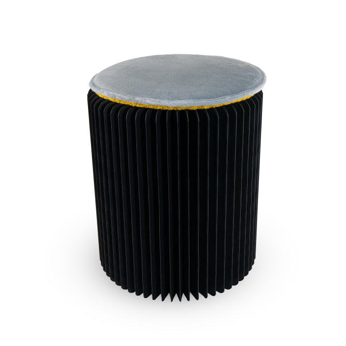 Amsterdam - Tabouret Pliant Avec Assise Souple - Noir