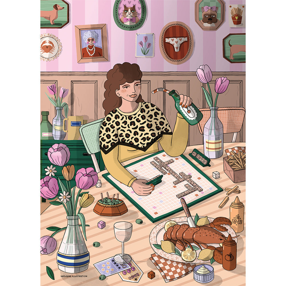 Puzzle 500 Pièces - Marie-Chantal - Scrabble Time