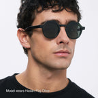 Lunettes De Soleil Hasan Greige - Olive