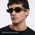 Lunettes De Soleil Sura Noir - Orange