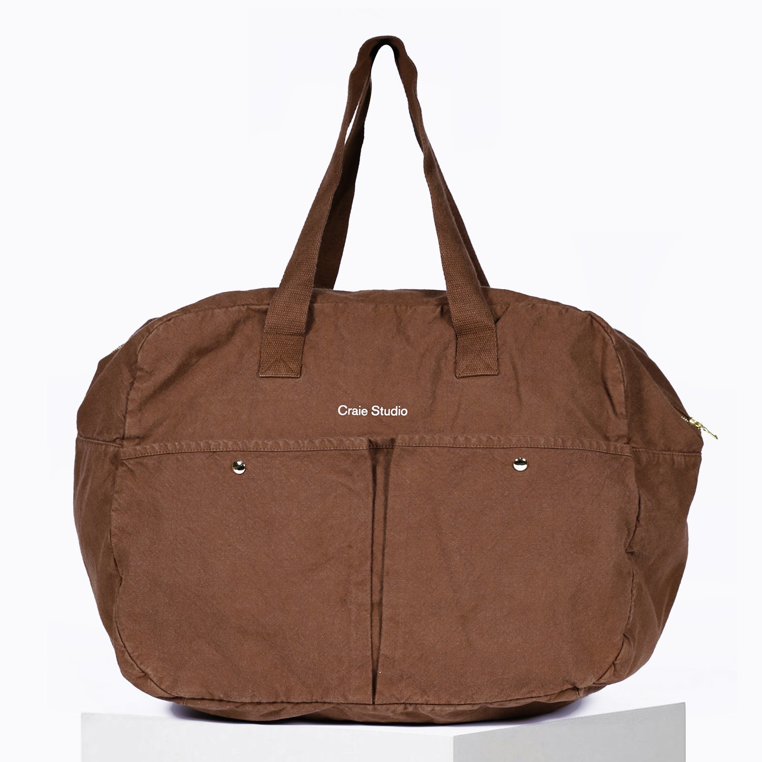 Sac De Voyage Coton Chocolat